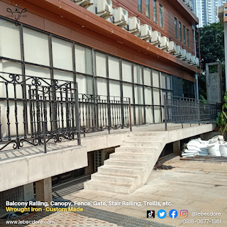 Progres Instalasi Railing Balkon Wrought Iron - Lebecdore