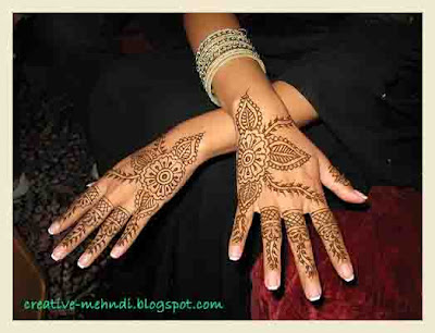 latest arabic hands eid mehndi designs