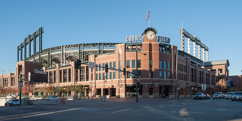 Coors Field Stadium in Denver