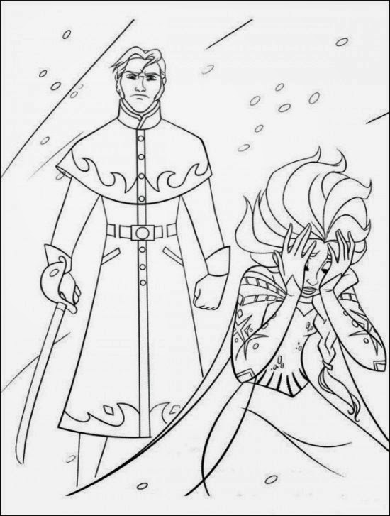 Desenhos do Frozen para Colorir e Imprimir