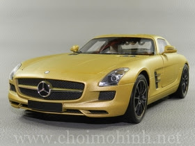 Xe mô hình tĩnh Mercedes-Benz SLS AMG 2010 hiệu Minichamps tỉ lệ 1:18