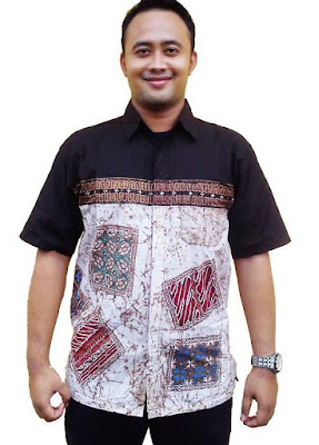 Foto Baju Batik Pria Modifikasi 