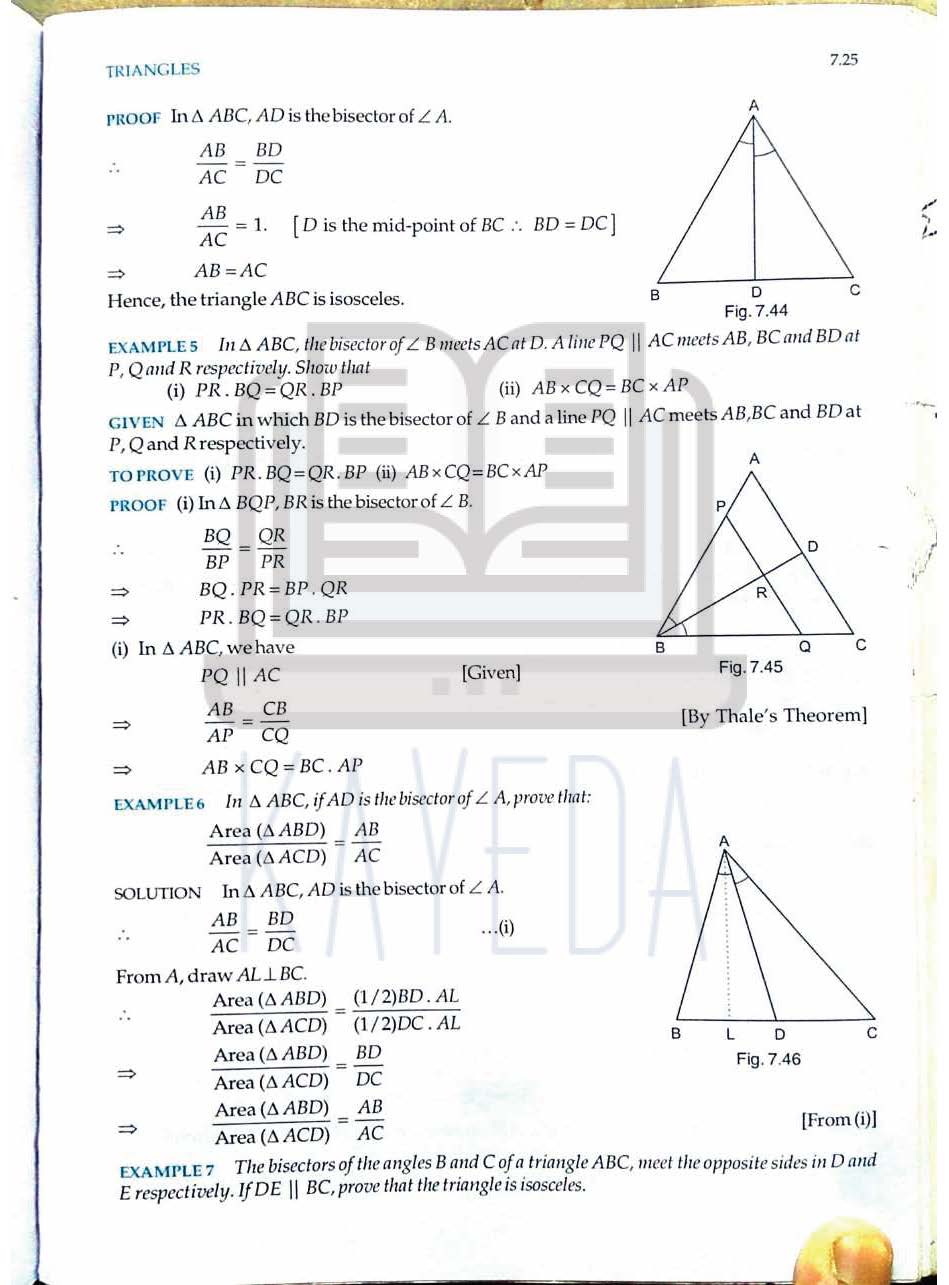 RD Sharma Class 10 | Chapter7: Triangles