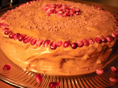 Chocolate Pomegranate Cake