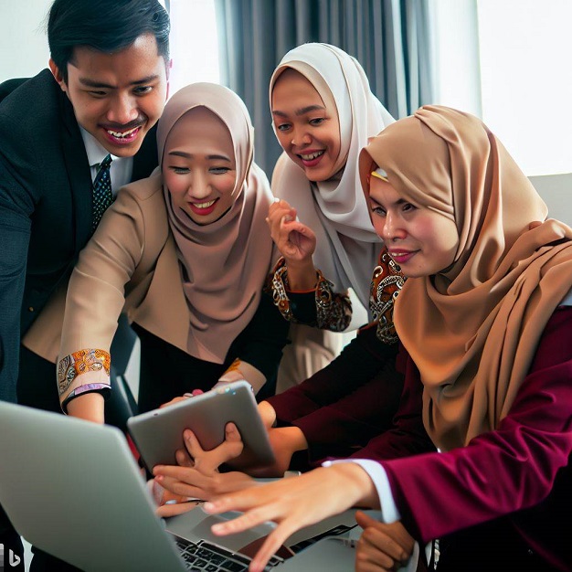 A dynamic and enthusiastic group of aspiring sales professionals in Malaysia