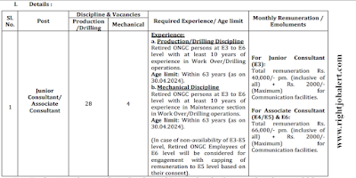 Mechanical and Production Engineering Jobs in Oil and Natural Gas Corporation Limited