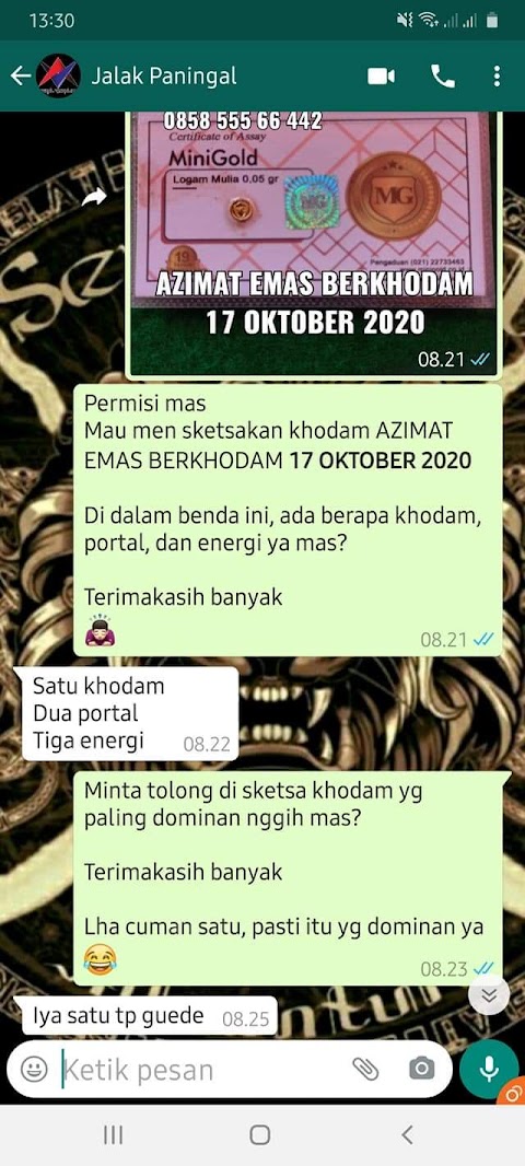 Cari azimat yang murah ada mbah?