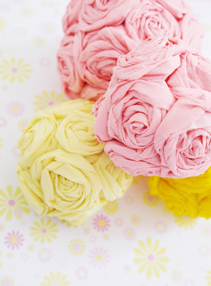  DIY  Crepe Paper Flower Pomanders Party  Decorations  Party  