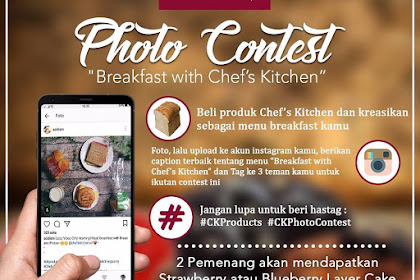 √ Kontes Foto Breakfast With Chef’S Kitchen Berhadiah Produk Camilan
Anggun Senilai Ratusan Ribu Rupiah