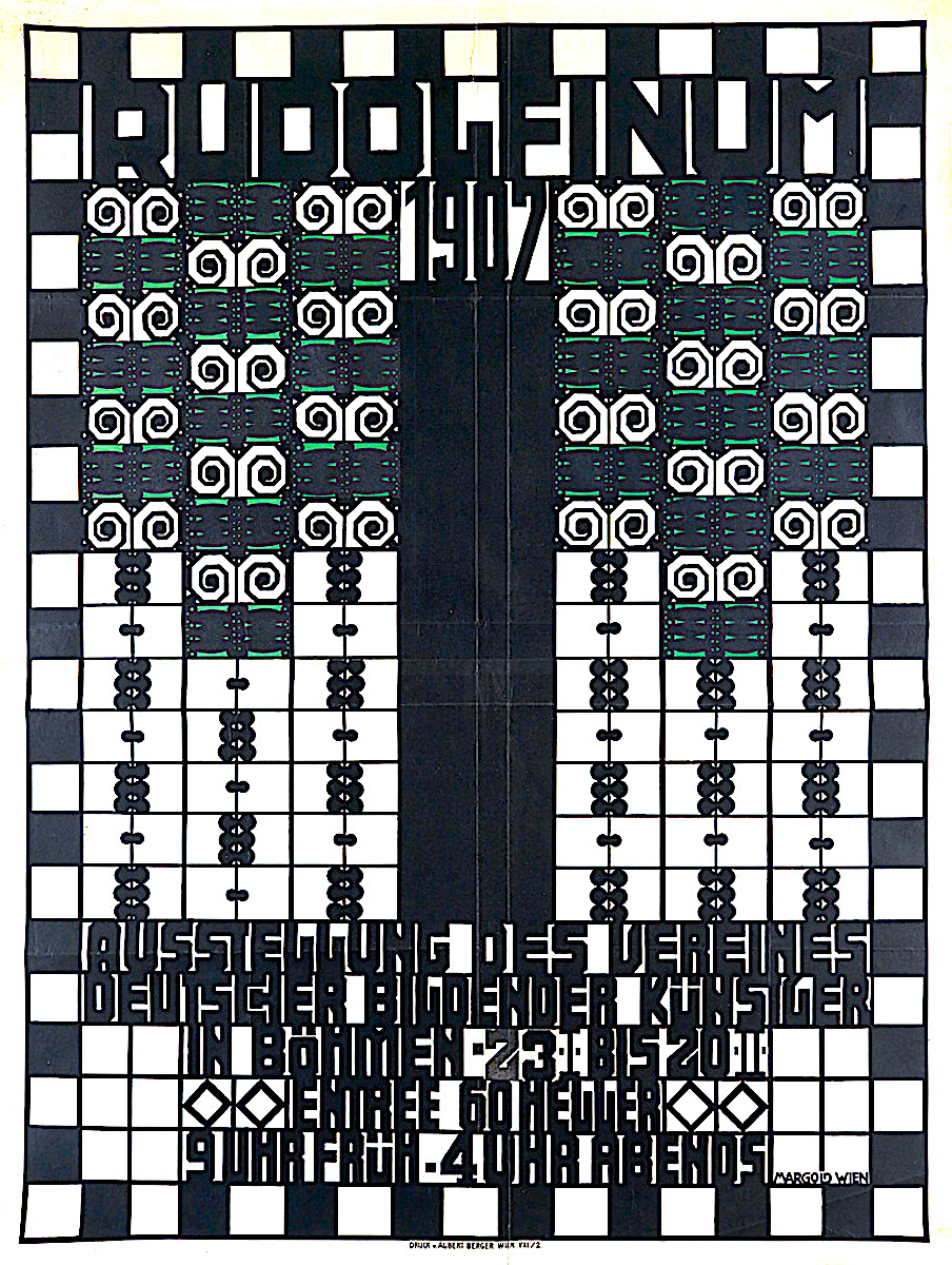 a graphic by E.J. Margold 1907, Rudolfinum 1907