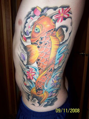  Specially Japanese Koi Fish Tattoo Symbol On Side Body Gallery Photo 6