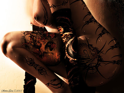 girly tattoos tribal