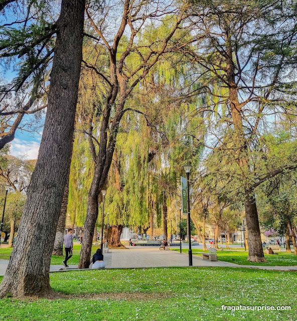 Plaza Chile, Mendoza, Argentina