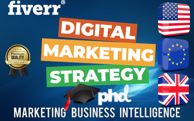 I will provide an in depth and full digital marketing strategy plan