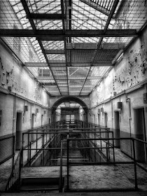 Shepton Mallet Prison crumbling cell block