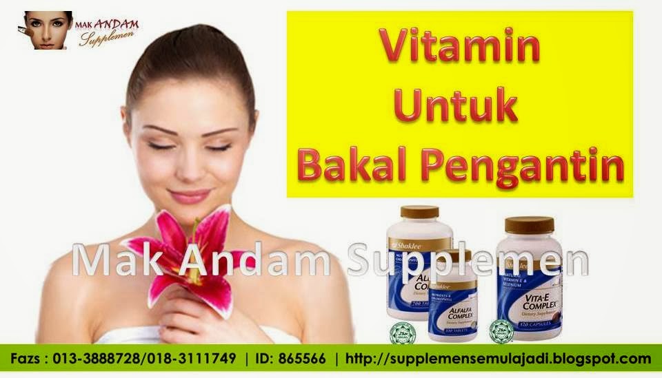 Kedai Supplemen Semulajadi Shaklee: Vitamin Untuk Bakal 