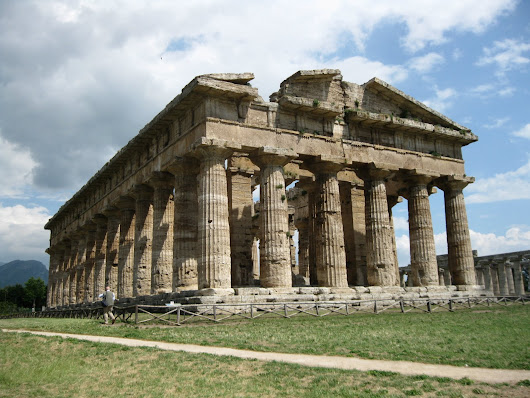 Paestum Kuil Yunani