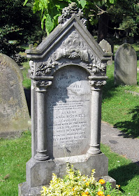 Gravestone of Levi Boswell, the Gypsy Chief.  Farnborough churchyard.  High Elms walk with the Friends of BEECHE and Jubilee Country Park.  Monday 1 August 2011.