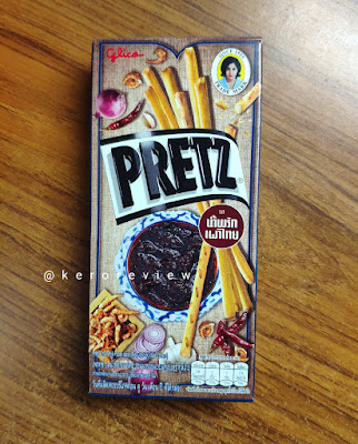 รีวิว กูลิโกะ เพรทซ์ ขนมกรอบแบบแท่ง รสน้ำพริกเผาไทย (CR) Review Biscuit Stick Thai Chilli Paste Taste, Pretz Glico Brand.