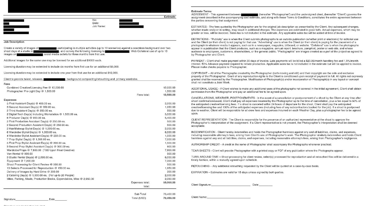 Social Media Marketing Contract Medicine