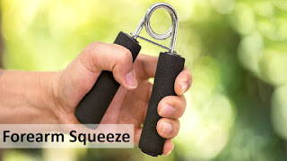 Forearm squeeze,5 best exercise for forearms