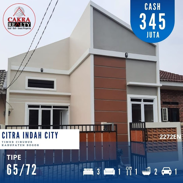 Rumah Mewah Murah Citra Indah City 65/72 (2272EN) - 345 jt