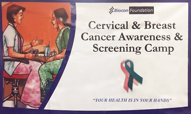 Cancer screening camp by Biocon Foundation
