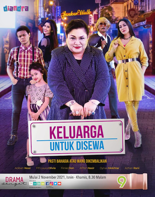 Drama Keluarga Untuk Disewa, Drama Keluarga Untuk Disewa TV9, Sinopsis Drama Keluarga Untuk Disewa, Keluarga Untuk Disewa Cast, Pelakon - Pelakon Drama Keluarga Untuk Disewa, Adibah Noor, Azhan Rani, Dynas Mokhtar, Fimie Don, Pekin Ibrahim, Fifi Laura Olivia, Afifah Nasir, Fimie Don,