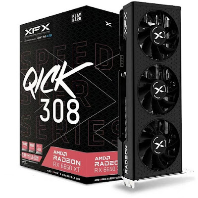 XFX Speedster Qick308 AMD Radeon RX 6650XT Ultra Gaming
