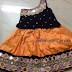 Light Orange Mirror Work Lehenga