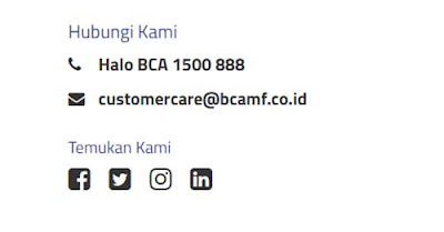 alamat email bca finance