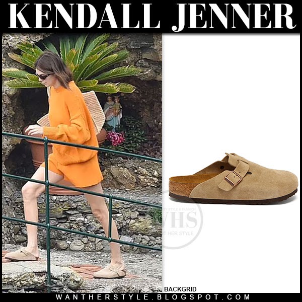 Kendall Jenner Wore Birkenstock Boston Clogs Around LA