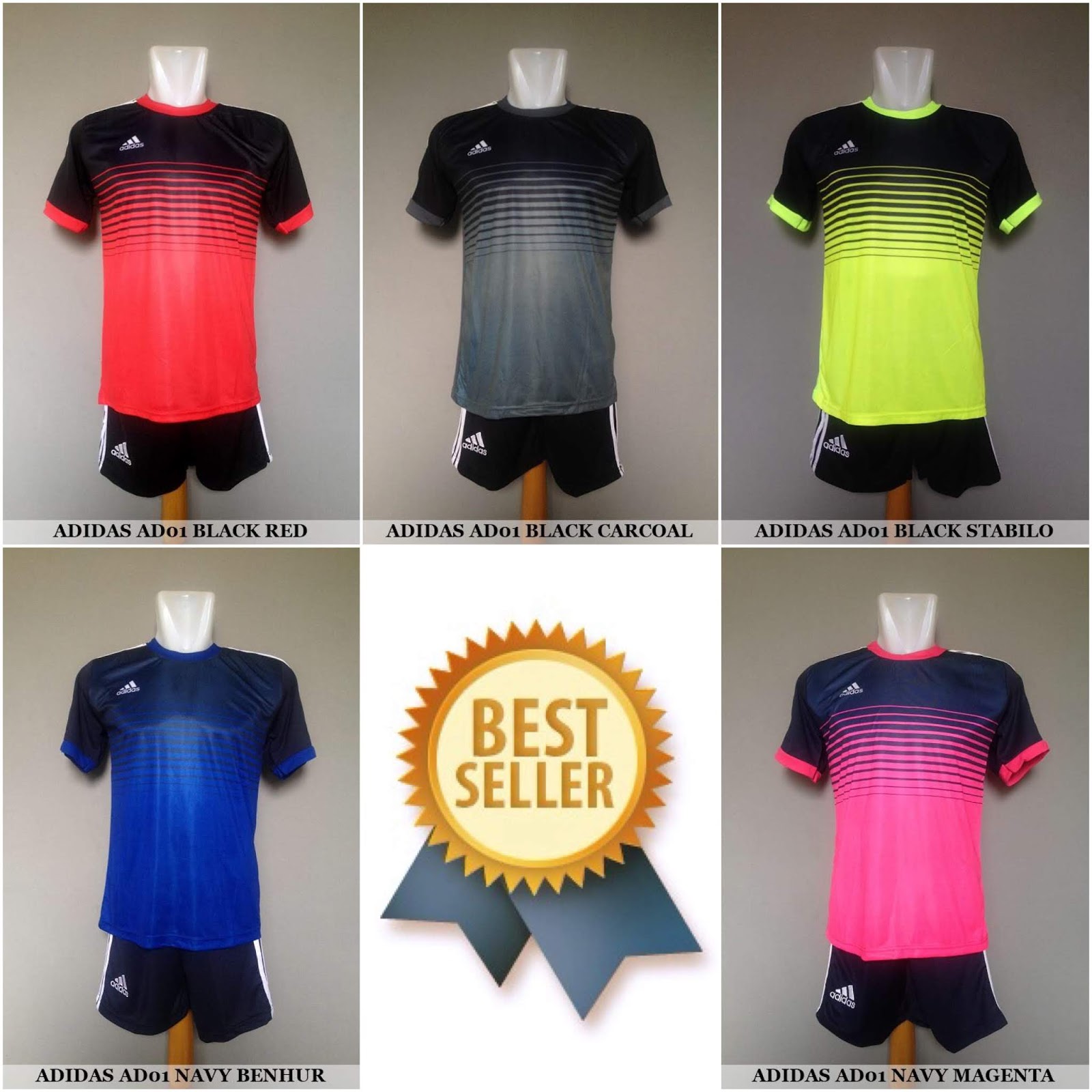 Desain Baju  Futsal  Adidas  Depan Belakang Terbaru  2019 