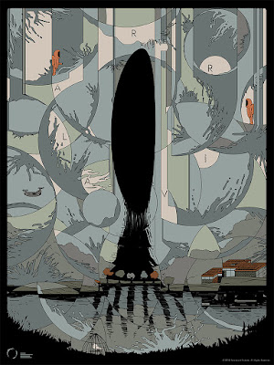 Arrival Movie Poster Screen Print by Ori Toor x Mondo