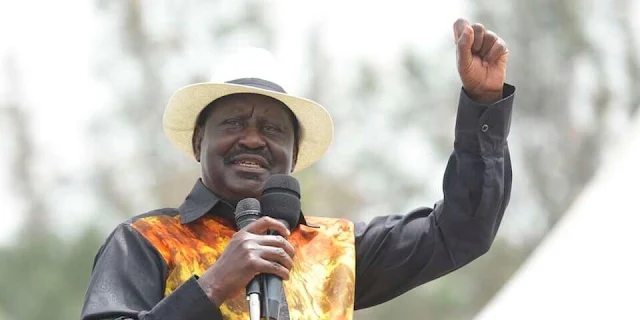 ODM chief Raila Odinga photo