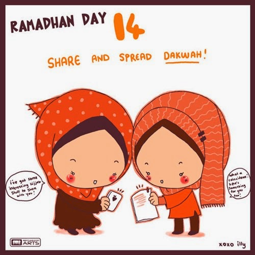 Kartun Ramadhan Lucu di Sepuluh Hari kedua di bulan Ramadhan