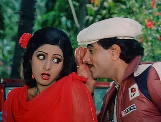 Sridevi & Jeetendra Wallpaper Download