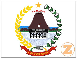Arti Logo Kota Gunungsitoli, Jadi Kota Terbesar Yang Ada Di Kepulauan Nias