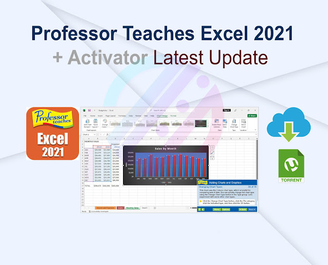 Professor Teaches Excel 2021 v4.0 Pre-Activated Latest Update