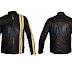 Vertical Stripe Jacket of Leather