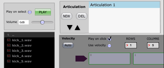 Enter rows and columns in Slate Trigger 2 Instrument Editor