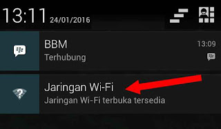notifikasi jaringan wifi