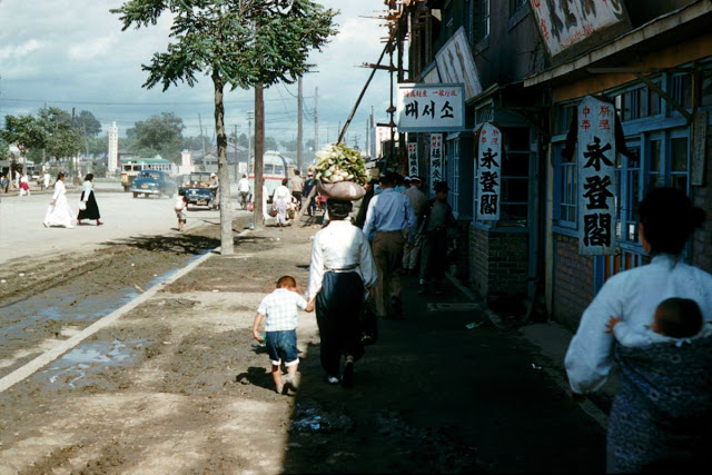 Fotografías de Seúl en los años 50 tras las Guerra de Corea