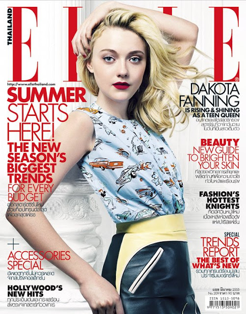 Coverin' It Dakota Fanning on Elle Thailand