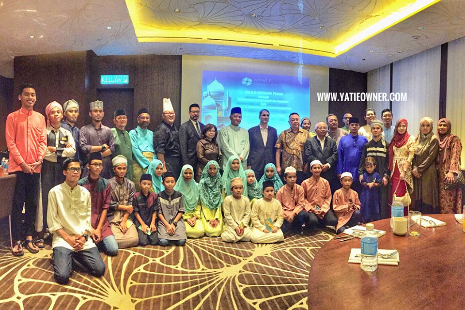 Majlis Berbuka Puasa Bersama Anak Yatim Asnaf As-Sakinah dan Tahfiz Al-Quran Masjid Pekan Menggatal di Hyatt Regency Kinabalu