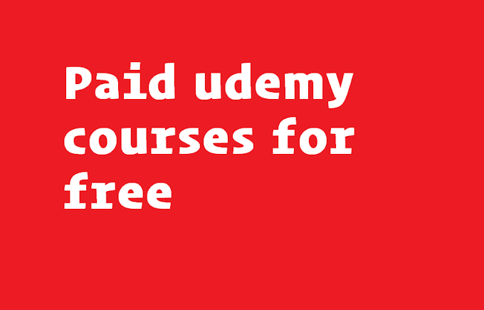  [Cupons] Paid udemy courses for free