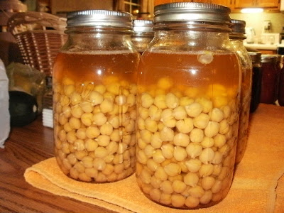 Canning Dry Beans Without Soaking - Garbanzo Beans