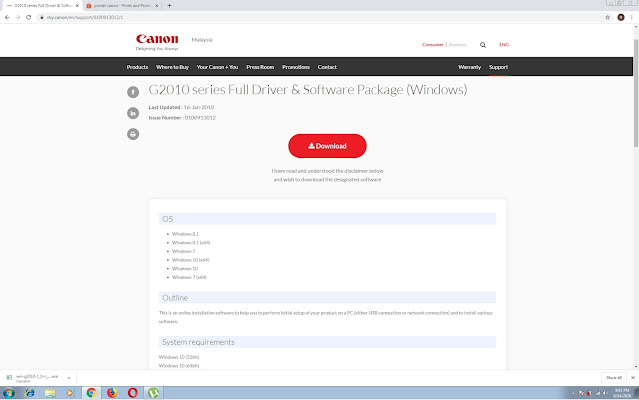 Download dam Install Printer Driver