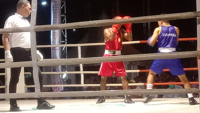 Tanimbar Uturan Kedua Fight Boxing di Popmal IV