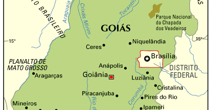 Uruaçu Goiás Mapa / Uruacu Location Guide - Mapa de goiás ...